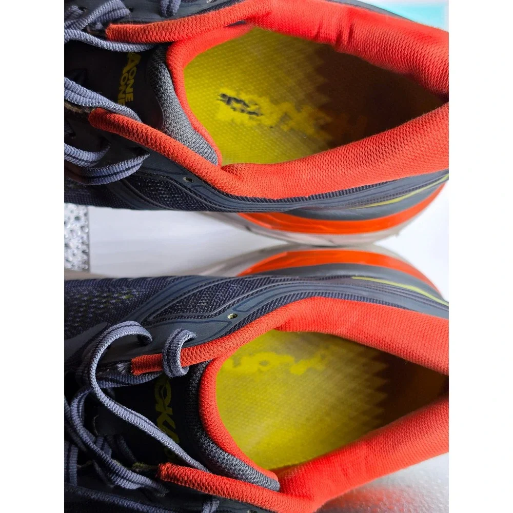Hoka One One Bondi 7 Mens 11.5 Running Shoes Charcoal Gray